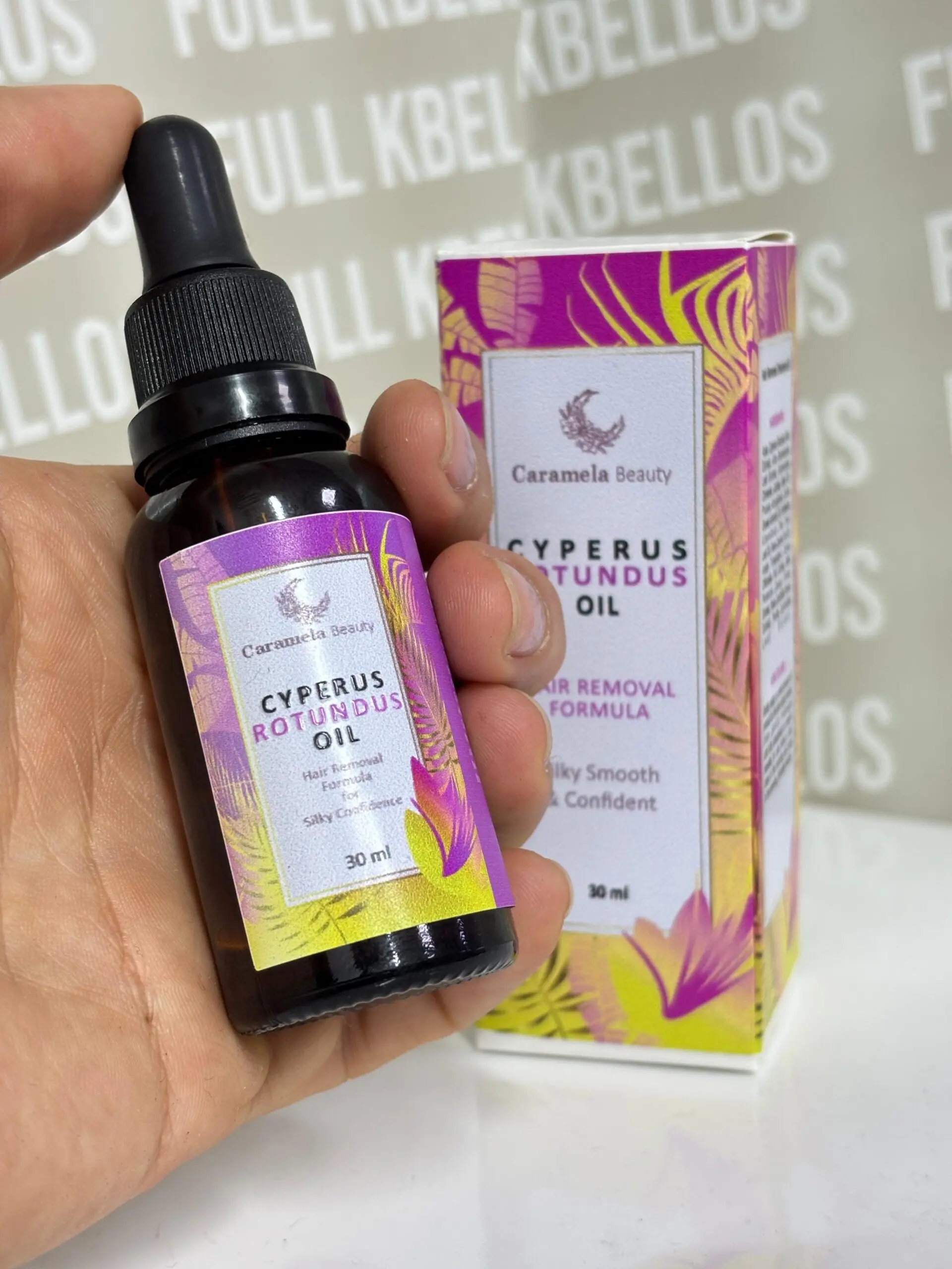 Aceite reductor de vello Cyperus Rotundus 30ml Kit 2 Unidades - Reduce el crecimiento corporal y suaviza la piel naturalmente