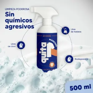Dúo quitamanchas textil con atomizador y polvo - Elimina grasa vino y café sin dañar las fibras