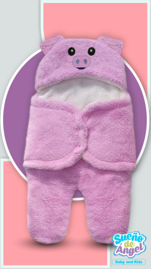 Saco de dormir infantil diseño animalitos talla M - abriga a tu bebé sin cobijas sueltas