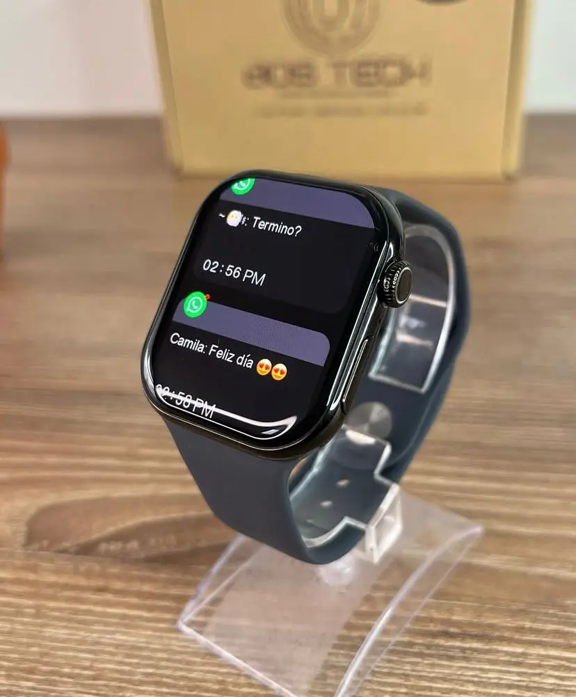 Smartwatch Serie 10 AMOLED con llamadas NFC y monitor deportivo - Gestionas tus notificaciones y entrenamientos cotidianos sin usar el teléfono