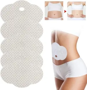 Set x2 Parche reductor abdominal adhesivo con ingredientes naturales - Modela tu figura discretamente mientras realizas tus actividades diarias