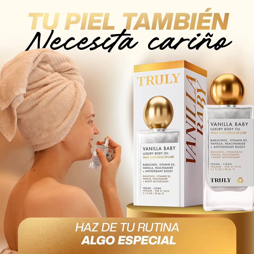 Crema Corporal Truly Vanilla Baby con Bakuchiol y Niacinamida - nutre tu piel profundamente
