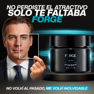 Set x2 Crema facial para hombre Forge Skin con sebo de res y mascarilla - Revitaliza la piel y reduce los signos de fatiga