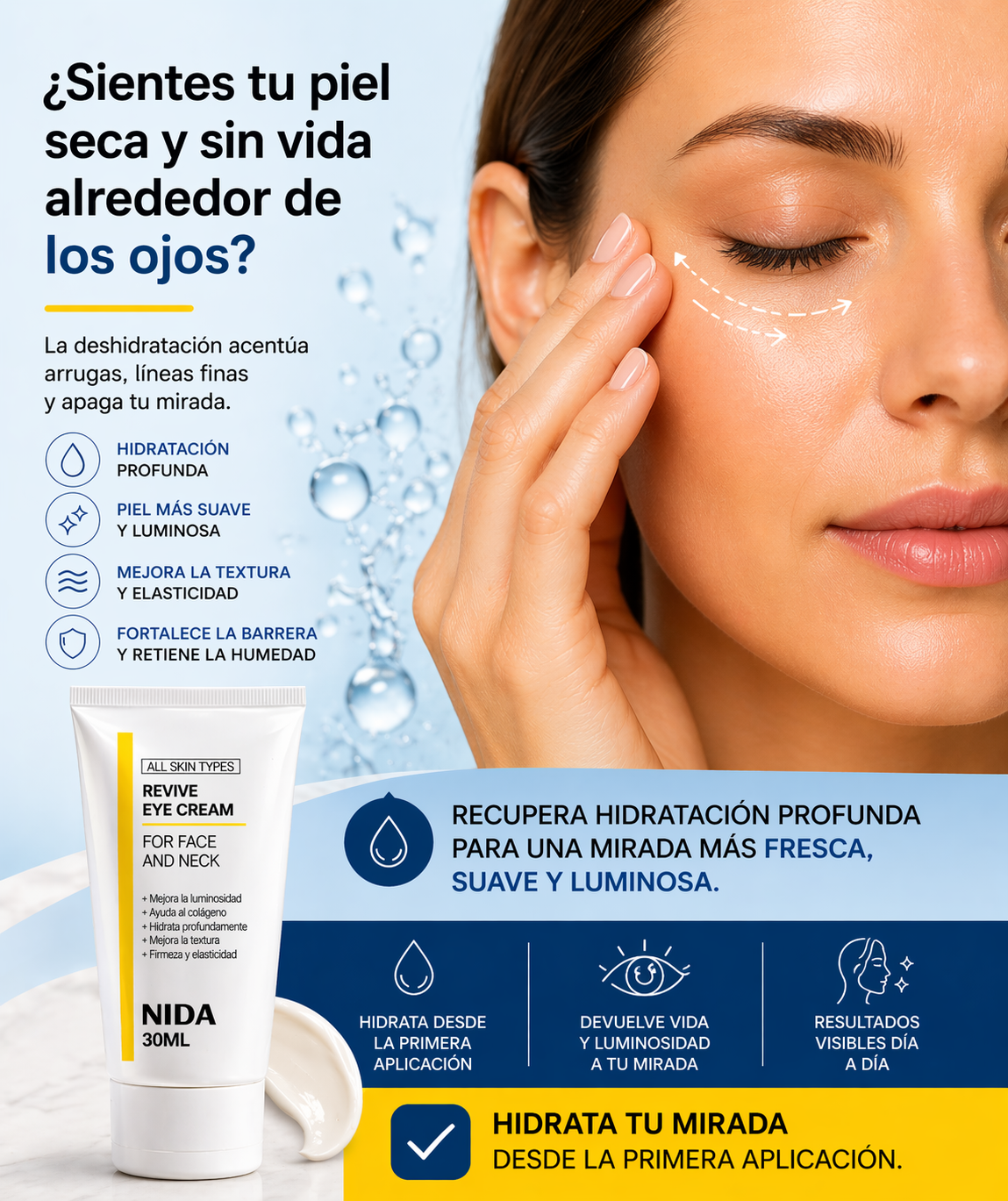 Crema Revive Nida para Ojeras y Bolsas - Imagen 2