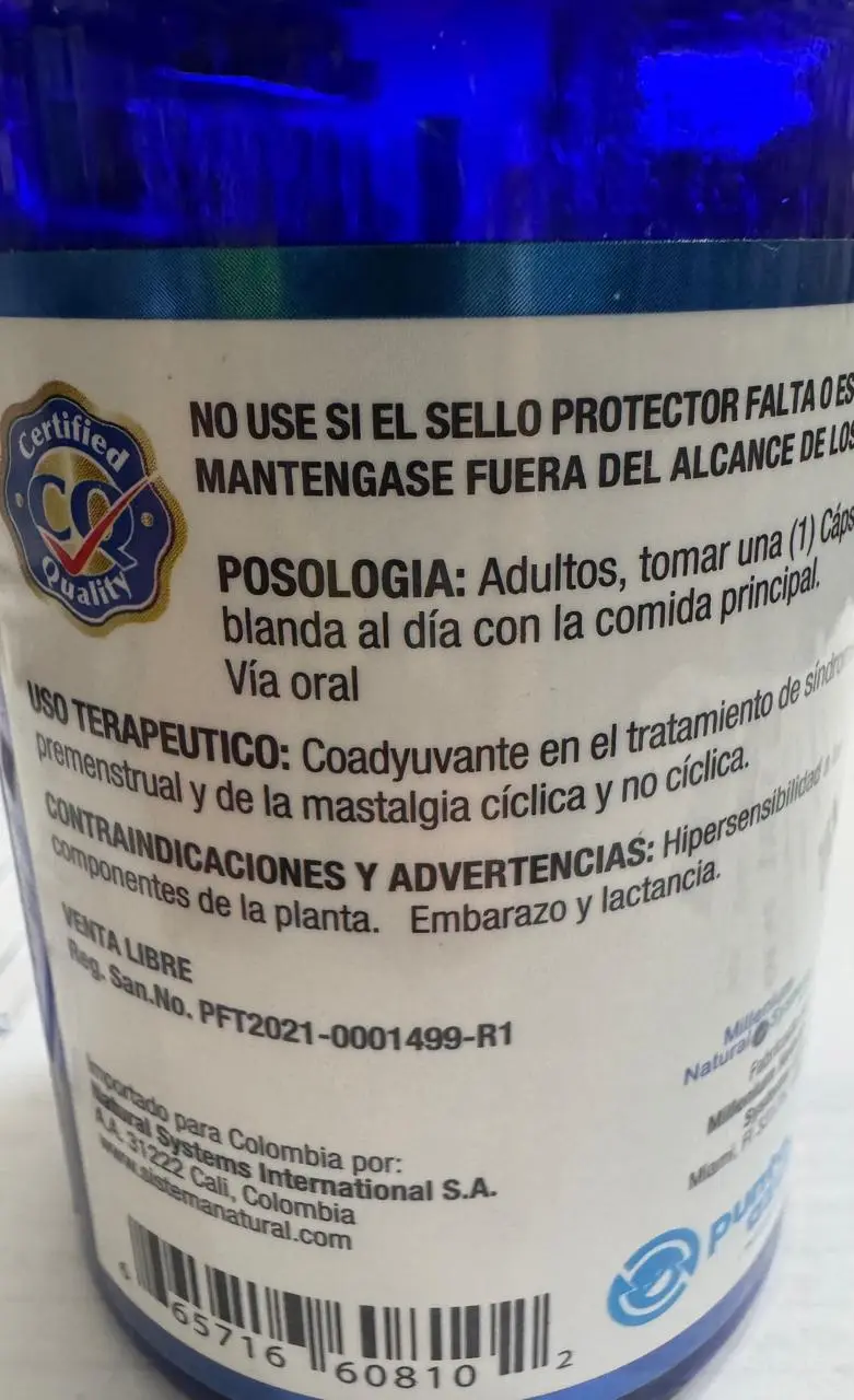 Aceite de Onagra Evening Primrose Oil Cápsulas Blandas - Apoya el equilibrio hormonal femenino diario - Imagen 3