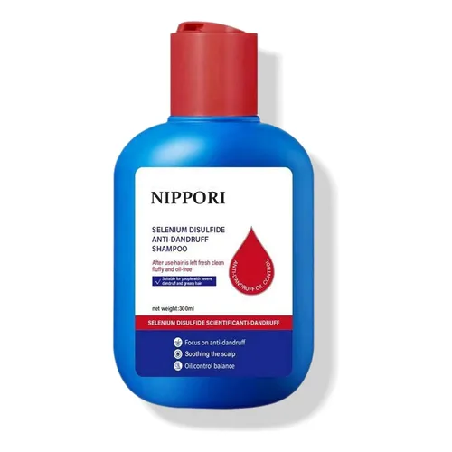 Set x2 Shampoo Anticaspa Nippori con Disulfuro de Selenio - Elimina la descamación y regula el exceso de grasa