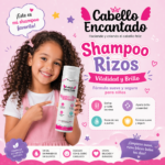 Shampoo para cabello rizado infantil sin sulfatos - Define los rizos y aporta hidratación natural