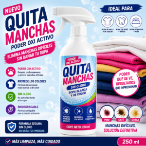 Set x4 Potente Quita Manchas - 150Ml