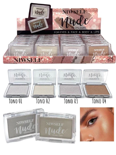 Iluminador Nude – Ojos, Rostro y Cuerpo - Imagen 2