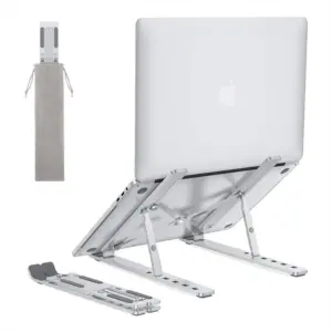 Soporte ajustable para portátil y tablet de 10 a 15 pulgadas - Mejora tu postura y previene el sobrecalentamiento