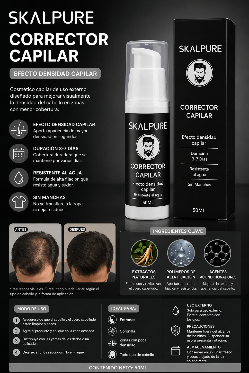Skalpure Cubre Canas