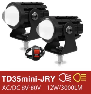 Set x2 Exploradora LED Mini para Moto y Auto - Mejora la visibilidad nocturna en carretera