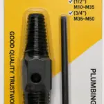 Set x3 Llave extractor de tubos y conexiones roscadas dañadas - Retira piezas oxidadas en instalaciones hidráulicas rápidamente