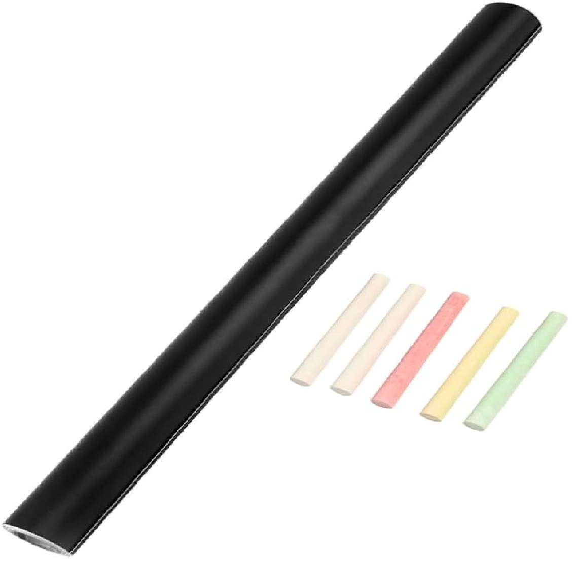 Papel de Pizarrón Adhesivo 2Mx45Cm Recortable - Convierte superficies lisas en pizarras reutilizables al instante