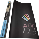 Papel de Pizarrón Adhesivo 2Mx45Cm Recortable - Convierte superficies lisas en pizarras reutilizables al instante - Imagen 2