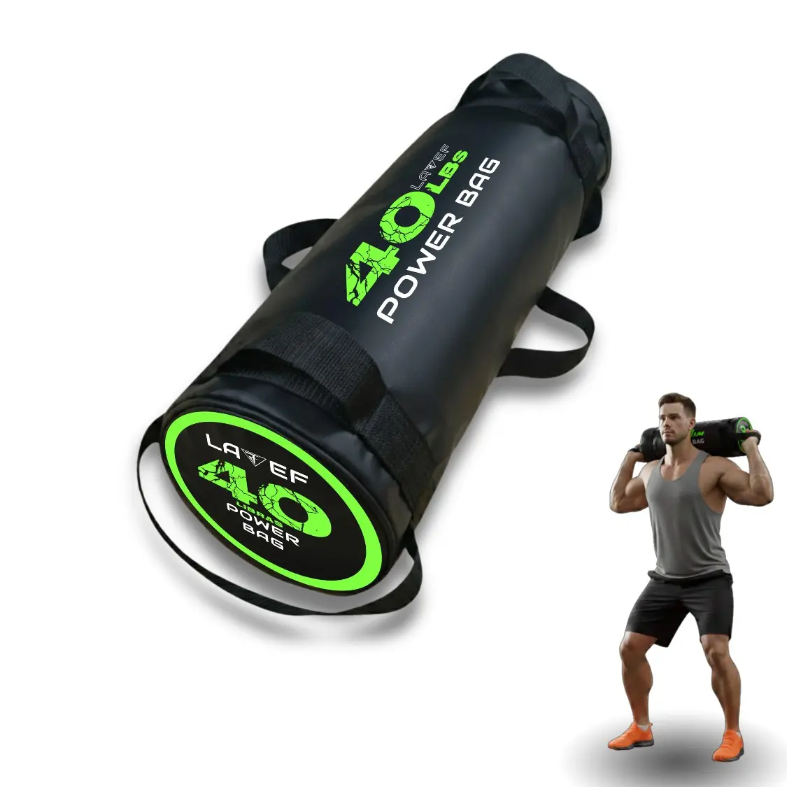 Bolsa de poder 40 lbs para entrenamiento funcional - Desarrolla fuerza y estabilidad en cada rutina