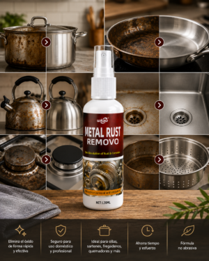 Set x2 Restaurador de metales Clean Metal de 120 ml - Elimina el óxido difícil y devuelve el brillo original