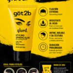 Set x2 Gel fijador capilar Got2B Glued 35 g - Controla tu cabello con máxima fijación resistente al agua - Imagen 3