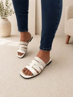 Set x2 Sandalia plana casual de mujer para clima cálido - Disfruta frescura y comodidad diaria
