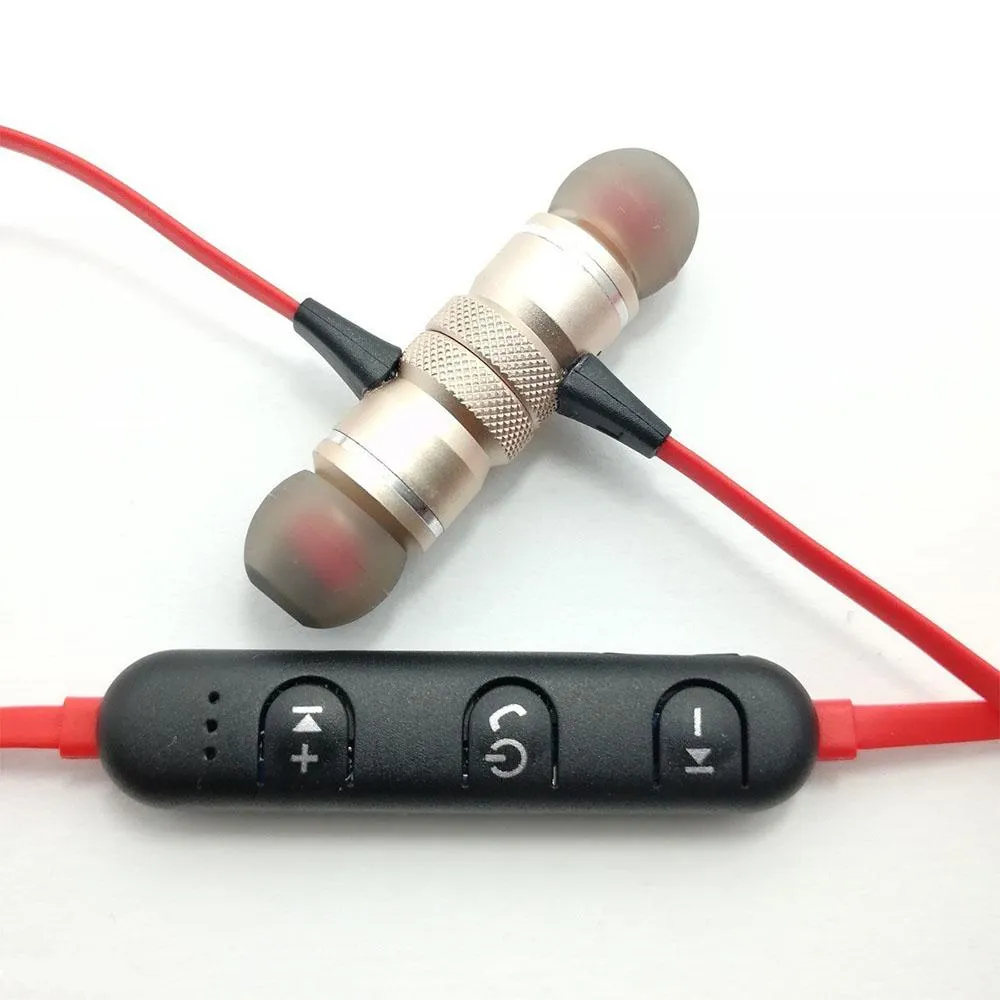 Set x2 Audífonos Bluetooth Deportivos Inalámbricos Magnéticos con Micrófono - Disfrutas máxima comodidad y libertad durante tus entrenamientos diarios - Imagen 2