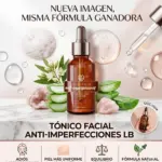 Tónico Facial Anti-Imperfecciones con Efecto Glow - Mejora la apariencia de tu piel y consigue un rostro uniforme - Imagen 2