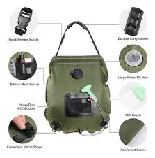 Ducha Portátil Camping con Capacidad de Agua - Mantiene tu Higiene Personal en Cualquier Lugar al Aire Libre - Imagen 4