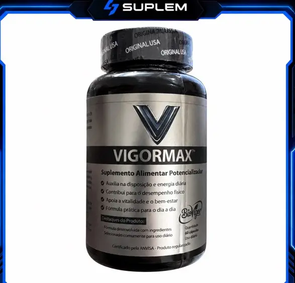 Vigormax Suplemento Alimenticio en Cápsulas para Energía - Aumenta tu vitalidad diaria para rendir al máximo