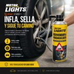 Set x2 Spray Inflador y Sellador de Llantas 450 ml - Repara pinchazos en segundos sin herramientas - Imagen 2