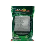 Empaque verde de 1 kg de fertilizante en polvo Fertidesarrollo con tabla de composición garantizada, nutrientes NPK y datos técnicos para uso agrícola.