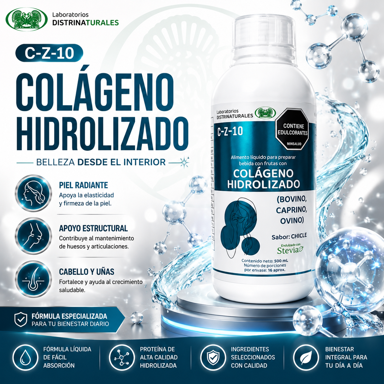 C - Z - 10 Colageno Hidrolizado - Imagen 2