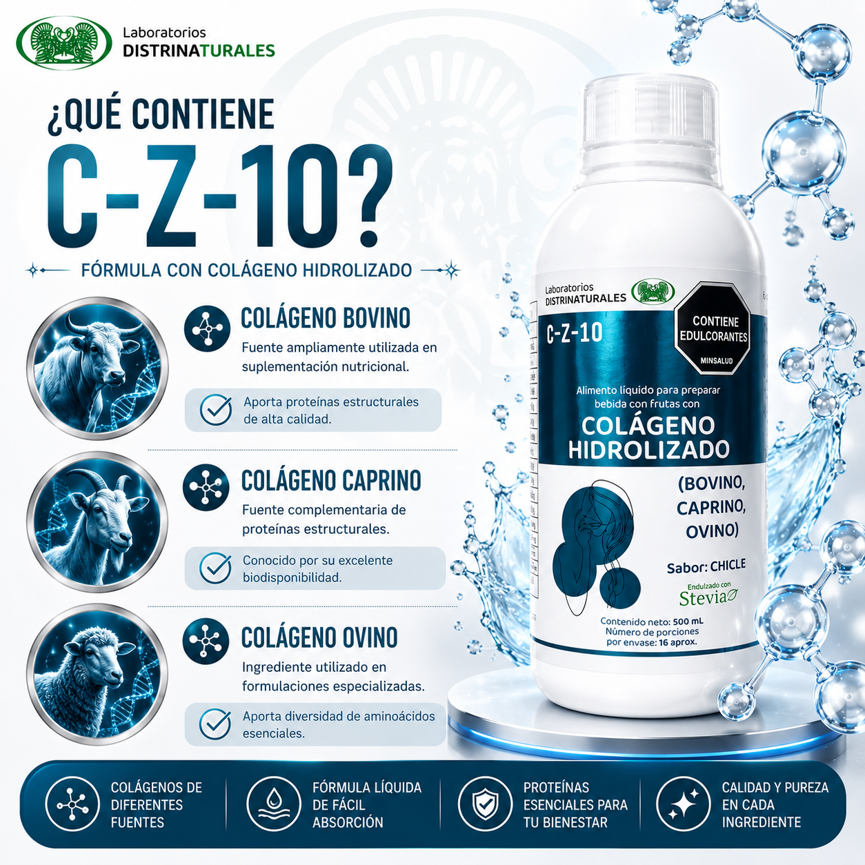 C - Z - 10 Colageno Hidrolizado - Imagen 3