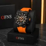 Reloj Deportivo Hombre Ofns con Cronógrafo y Correa de Silicona - Resalta tu estilo masculino con comodidad en cada actividad diaria - Imagen 5