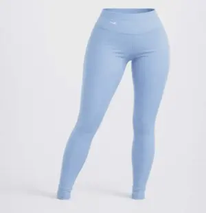 Set x2 Leggins Deportivo Súplex Azul Bebé Talla L - Brinda soporte y elasticidad total al entrenar