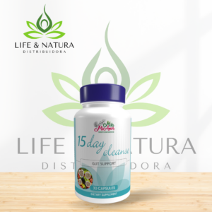 Suplemento depurativo 15 Days Cleanse en cápsulas - recupera tu bienestar digestivo diario