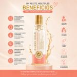 Aceite Multibeneficios Class Gold para piel cabello y uñas - hidrata profundamente y regenera tu apariencia natural - Imagen 2