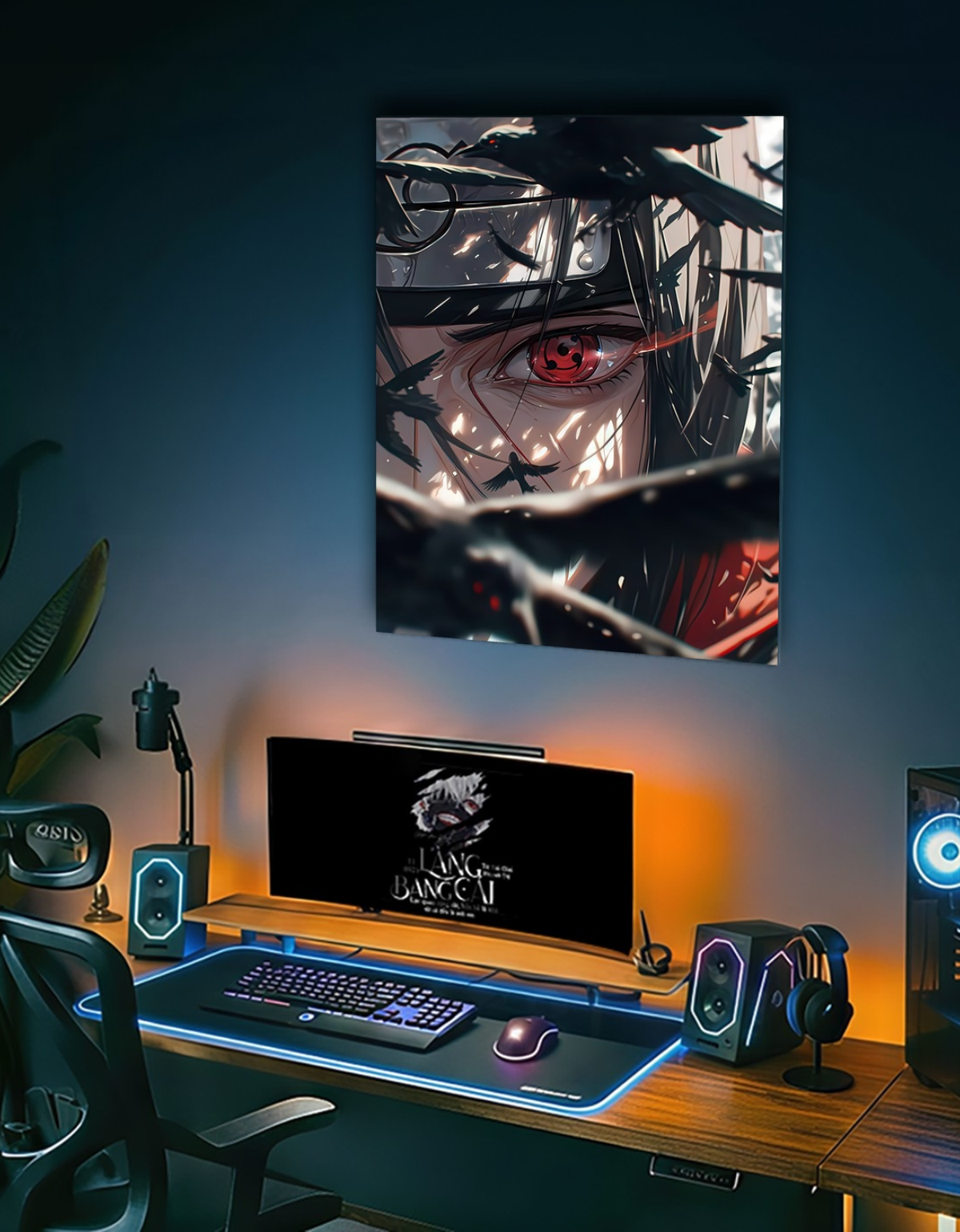 Cuadro Decorativo Itachi Uchiha 20X30 - Imagen 2