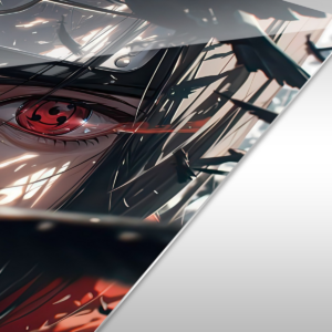 Cuadro decorativo Itachi Uchiha aluminio HD 20x30 - Eleva la estética de tus espacios modernos con arte visual brillante