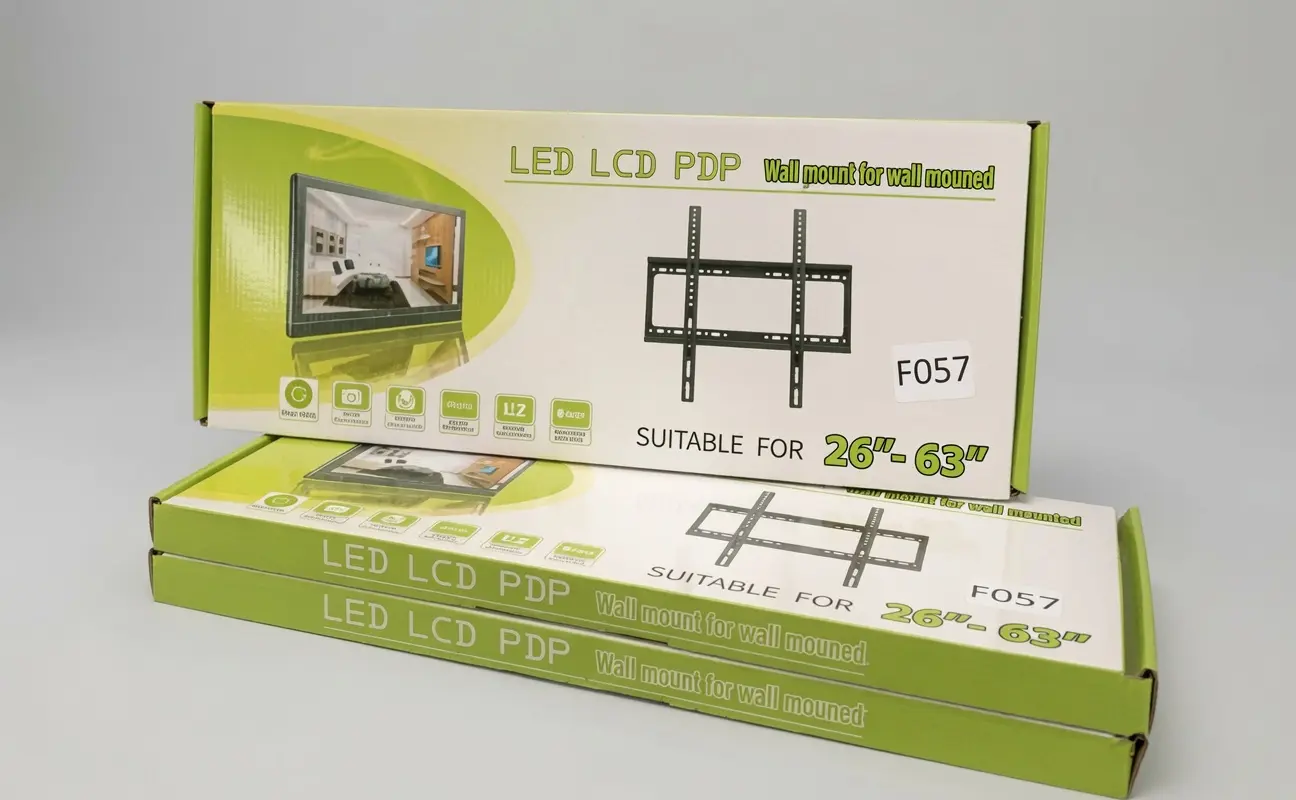 Set x2 Soporte de TV de pared para pantallas de 26 a 63 pulgadas - Optimiza tu espacio y asegura tu televisor con firmeza