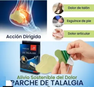 Parche de talón natural de ajenjo para fascitis plantar - Alivia el dolor de pie y reduce la inflamación durante todo el día