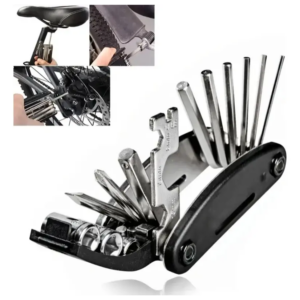 Set x5 Herramienta multifunción 16 en 1 para bicicleta y moto - Soluciona reparaciones de emergencia en cualquier lugar