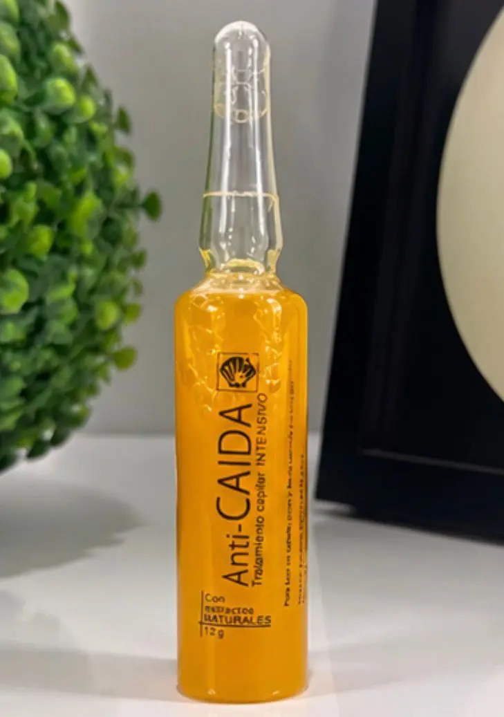 Ampolleta Anti Caída Crecelux con Extractos Naturales - Fortalece tu cabello desde la raíz para reducir la fragilidad