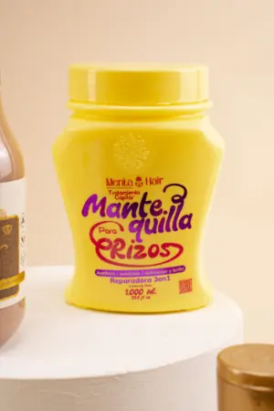 Mantequilla 2 en 1 para rizos de 1000 ml con nutrición profunda - Controla el frizz y define tus ondas de forma natural