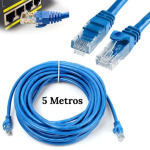 Cable Lan de Internet Cat5E 5 Metros