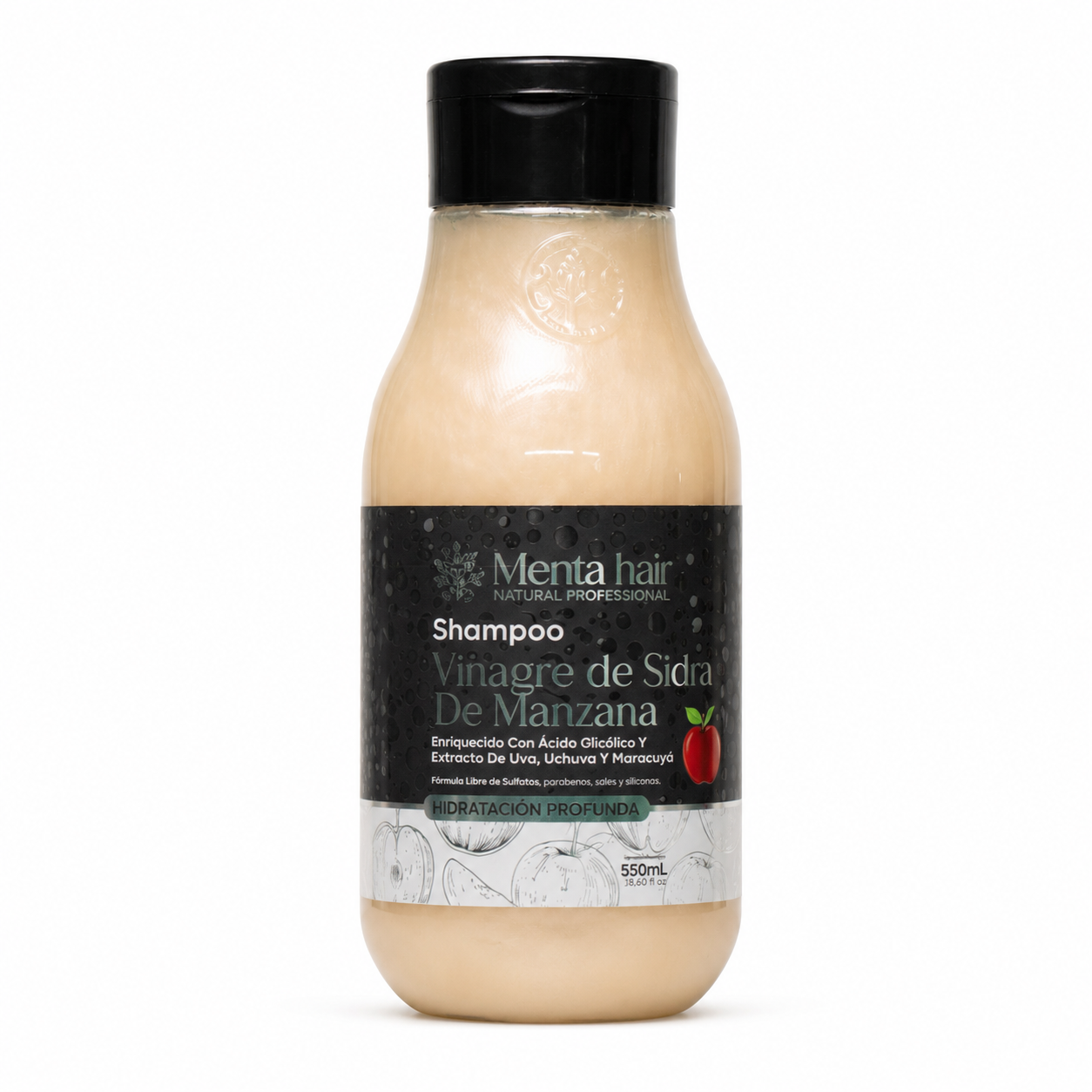 Shampoo Vinagre de Sidra de Manzana X550 - Imagen 2