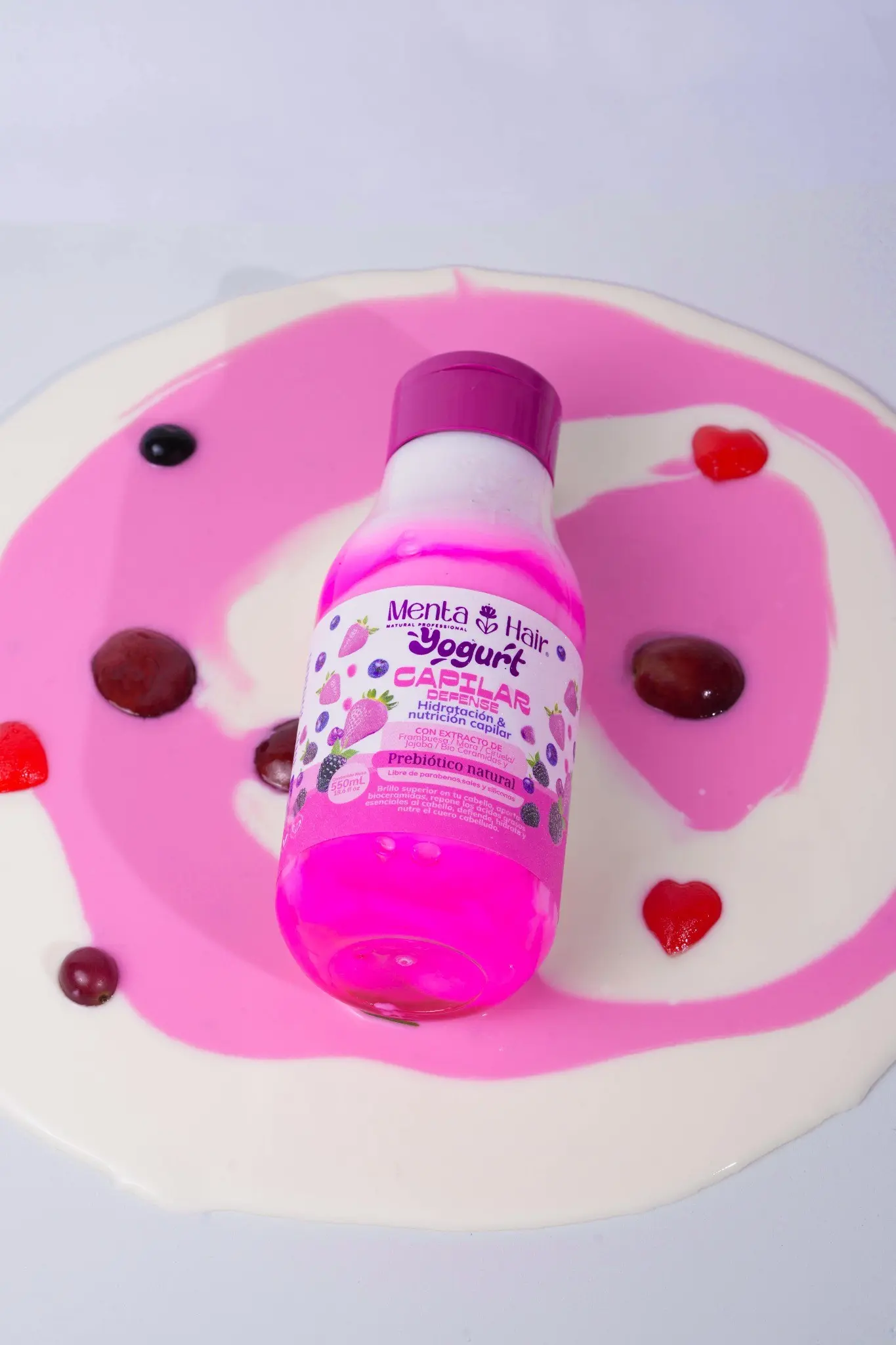 Tratamiento Yogurt Capilar Hidratante con Probióticos 550 ml - Revitaliza y nutre profundamente el cabello seco