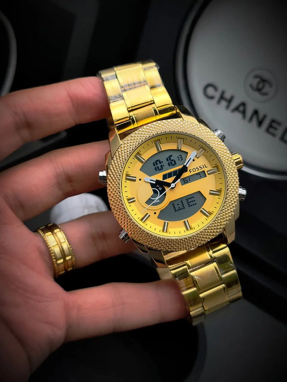 Reloj Fossil Doble Hora en Acero - Imagen 5