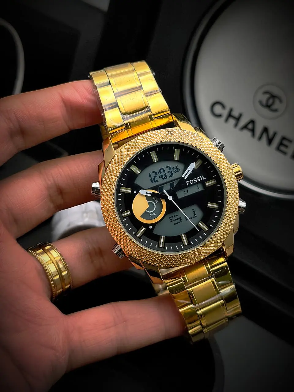Reloj Fossil Doble Hora en Acero - Imagen 6
