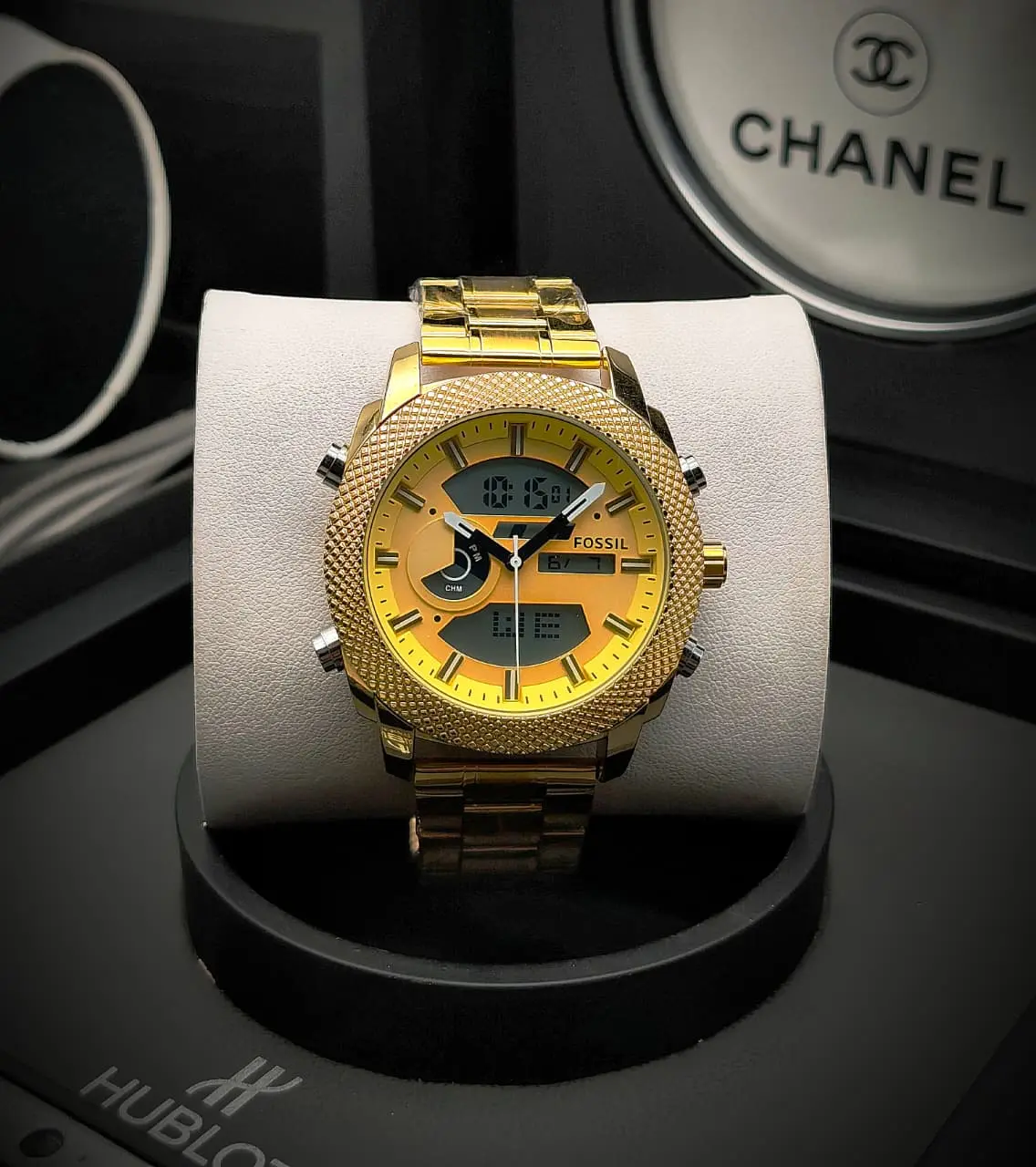Reloj Fossil Doble Hora en Acero - Imagen 2
