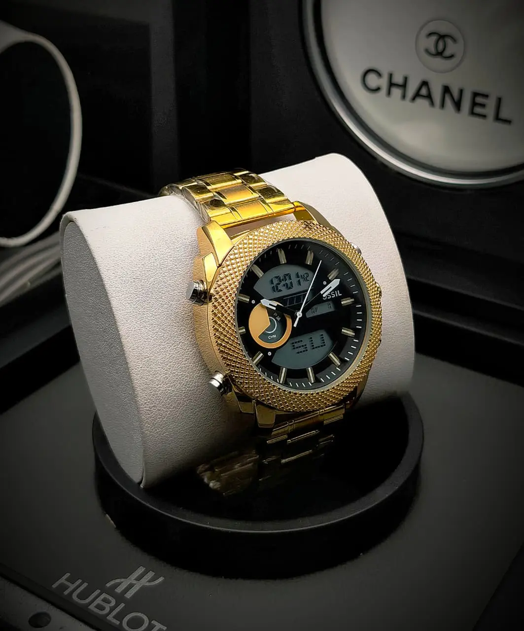 Reloj Fossil Doble Hora en Acero - Imagen 3