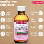 Aceite de Ricino La Cruz 100% Puro Grado USP - Nutre tu cabello y piel profundamente - Imagen 2